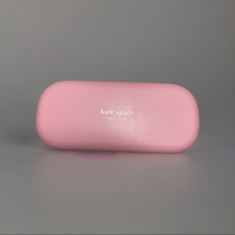 Kate Spade Pink And Green Hard Shell Case With Cloth Brand New Large
